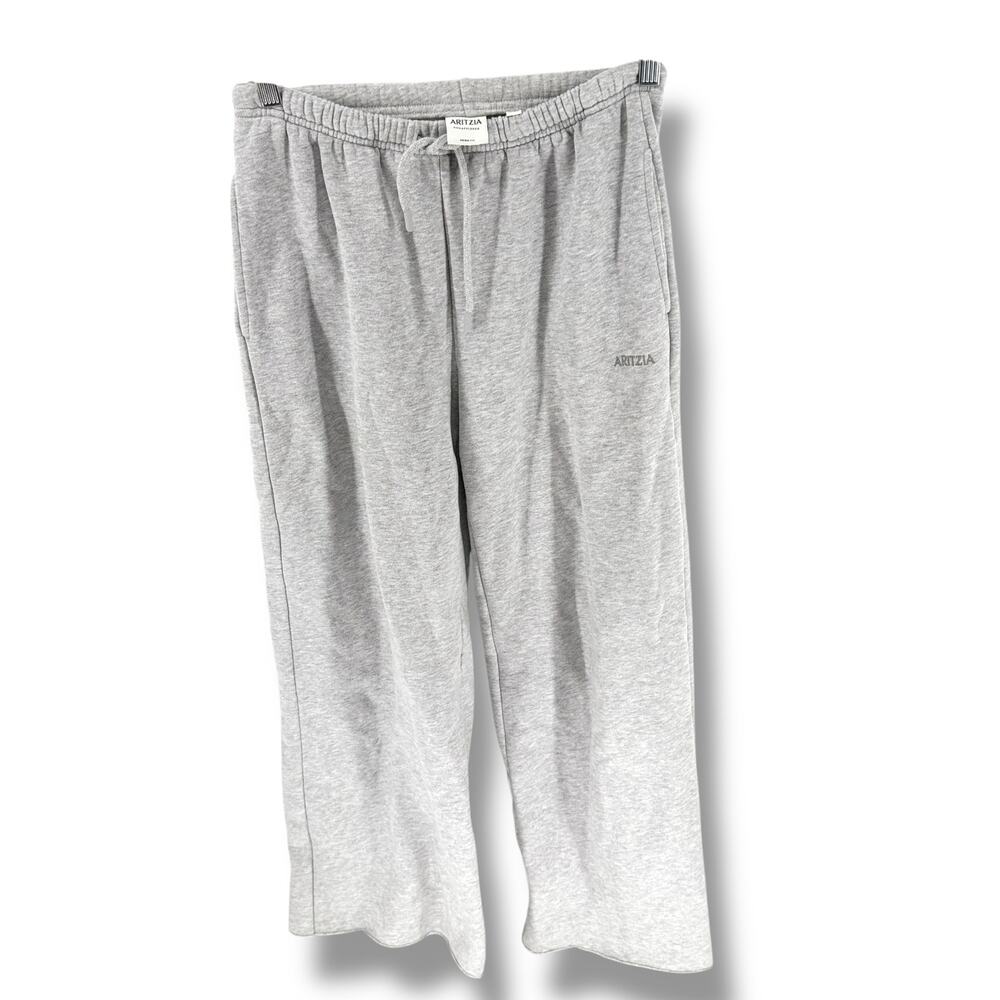 Aritzia Sweatfleece Mega Fit Wide Leg Sweatpants Gray Cozy Coastal Off-Duty 2XS